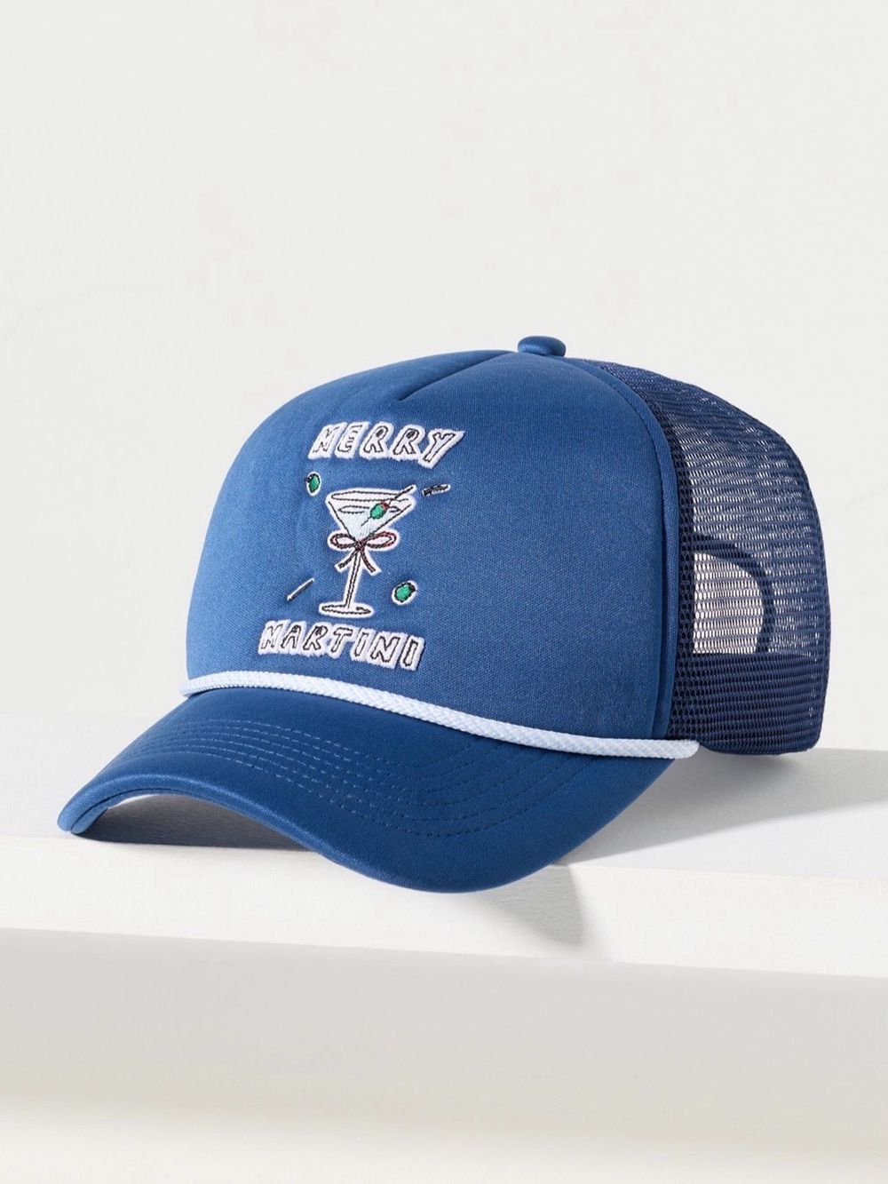 NWT Anthropologie Nephthys Foster Trucker Hat Merry Martini